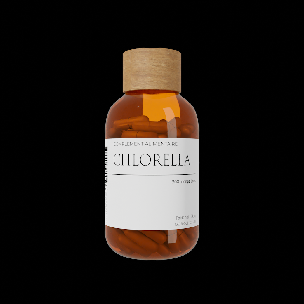Chlorella 200 comprimés de 250mg