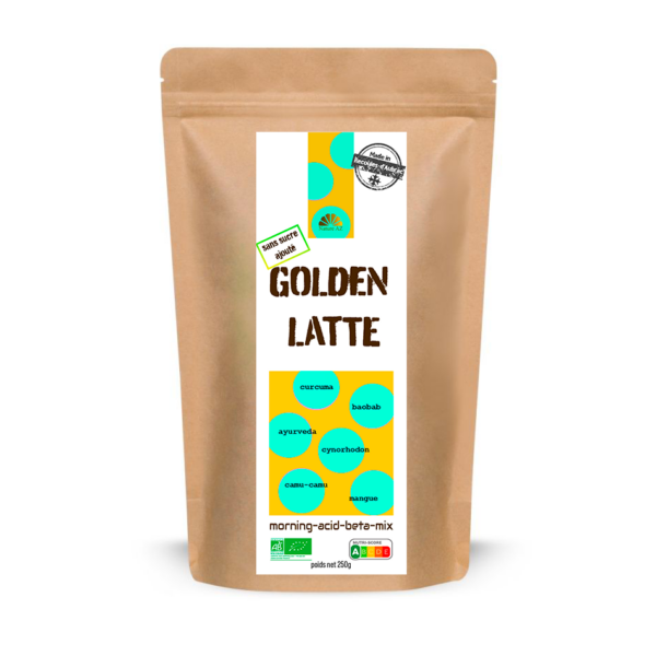 Golden Latte sans sucre ajouté